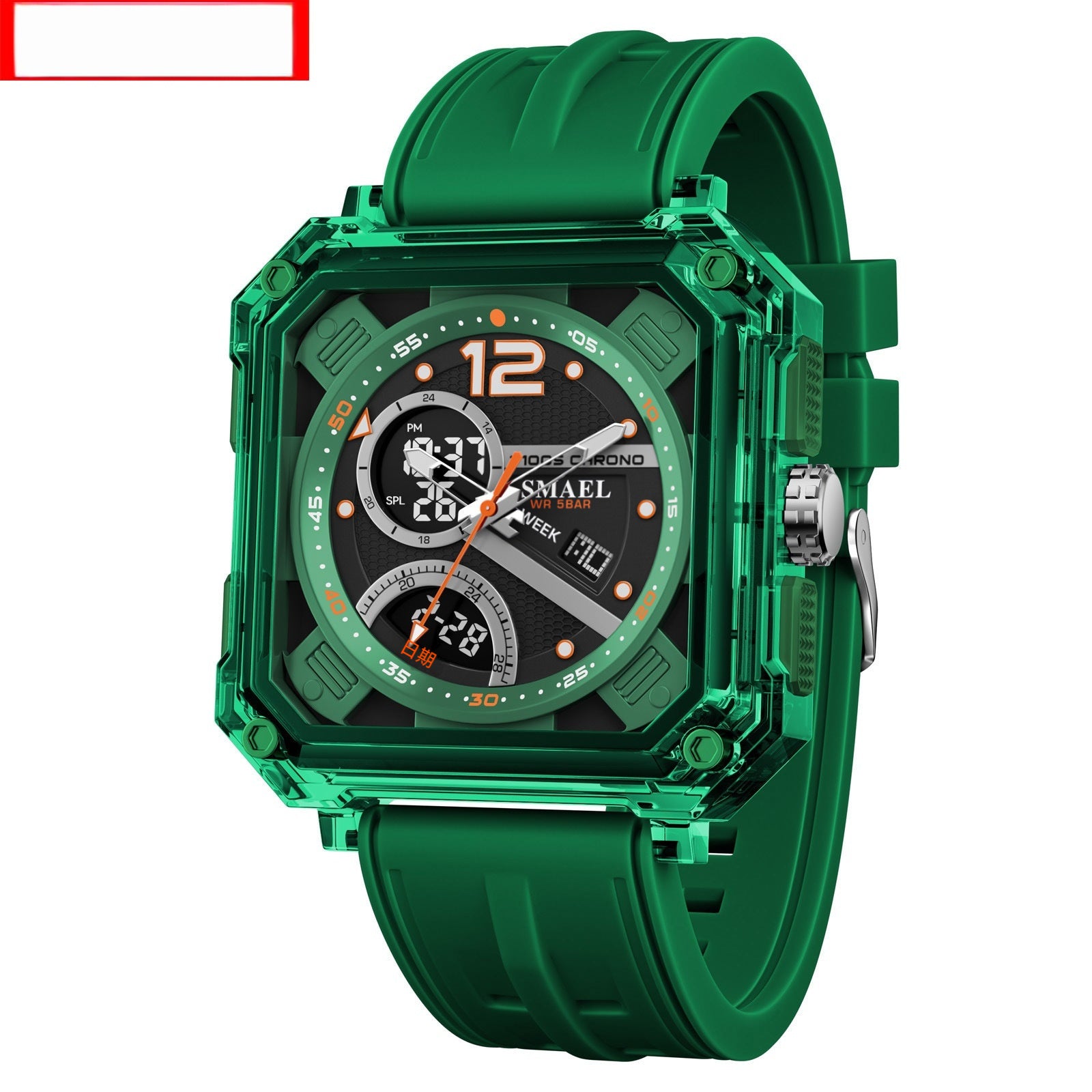 Fashionable Trendy Mens Electronic Watch With Precise Timekeeping And Functional Design