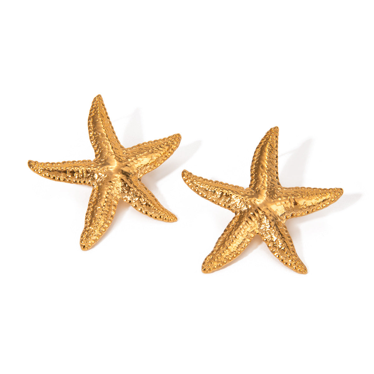 Serene Gold Starfish Earrings