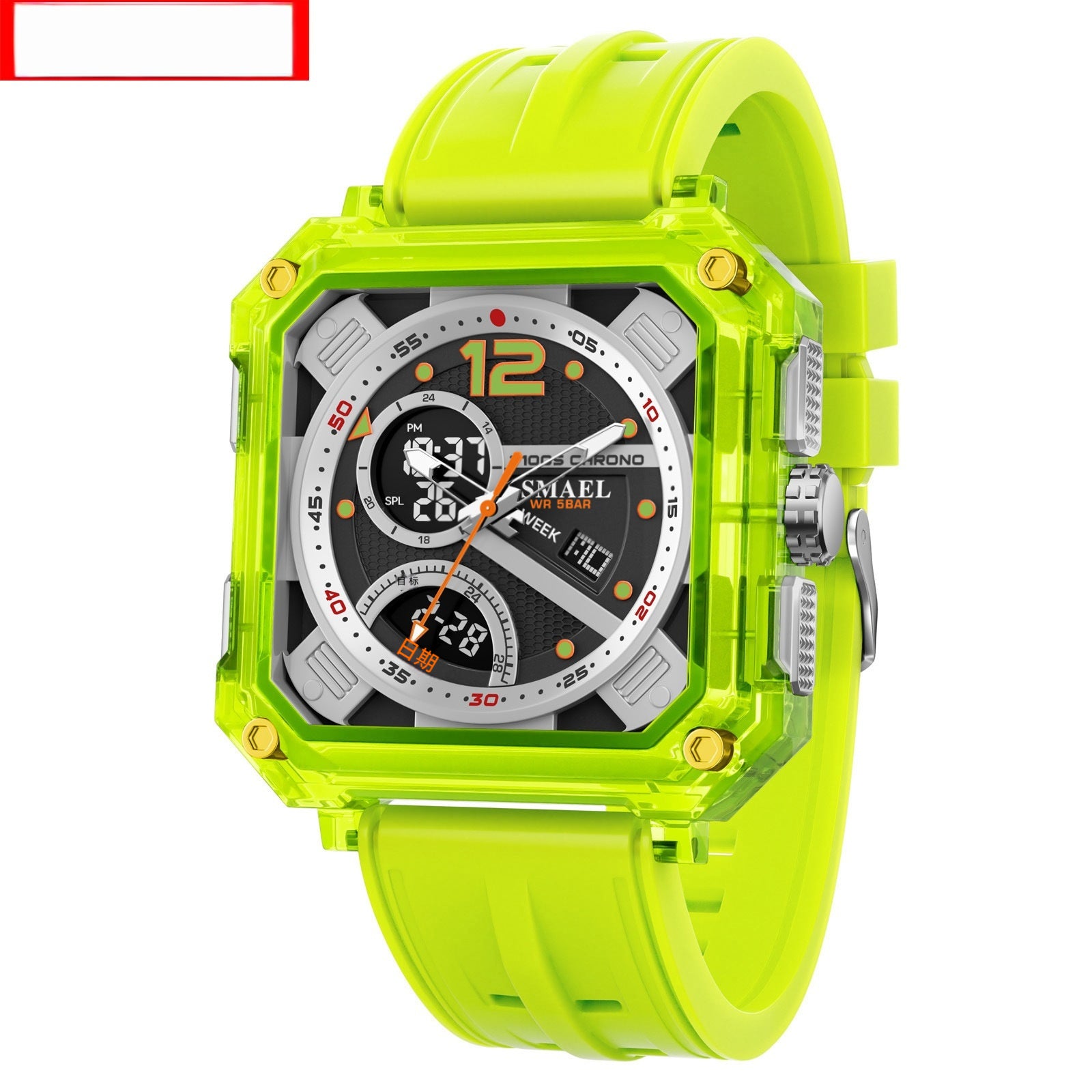 Fashionable Trendy Mens Electronic Watch With Precise Timekeeping And Functional Design